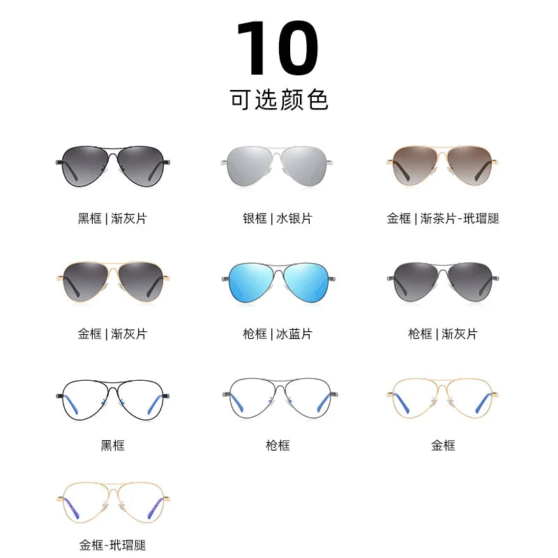 Stevvex polarized pilot sunglasses for men with gradient mirror lenses, stainless steel frame, UV400 protection, ideal for outdoor activities