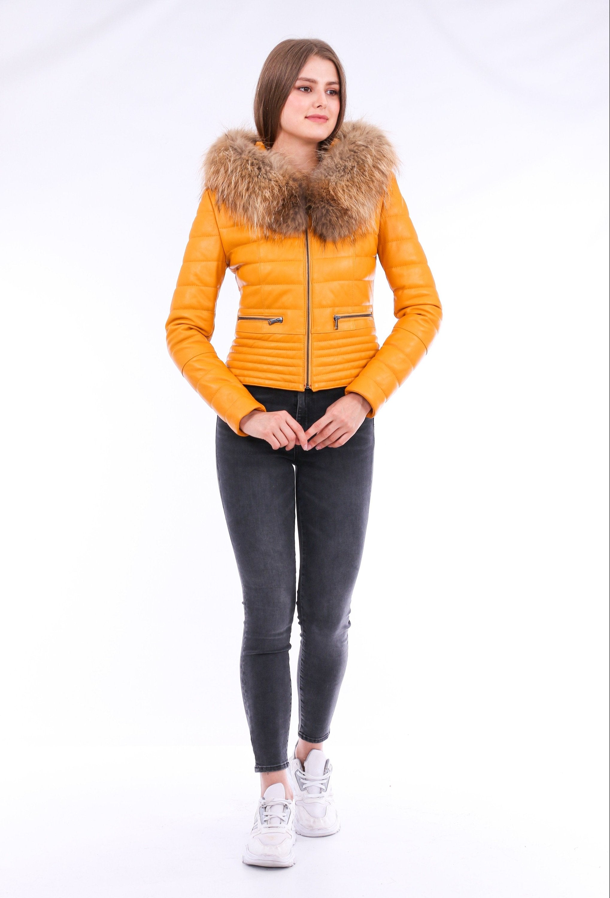 Anoraq Quilted Leather Jacket Sangria Iapetus