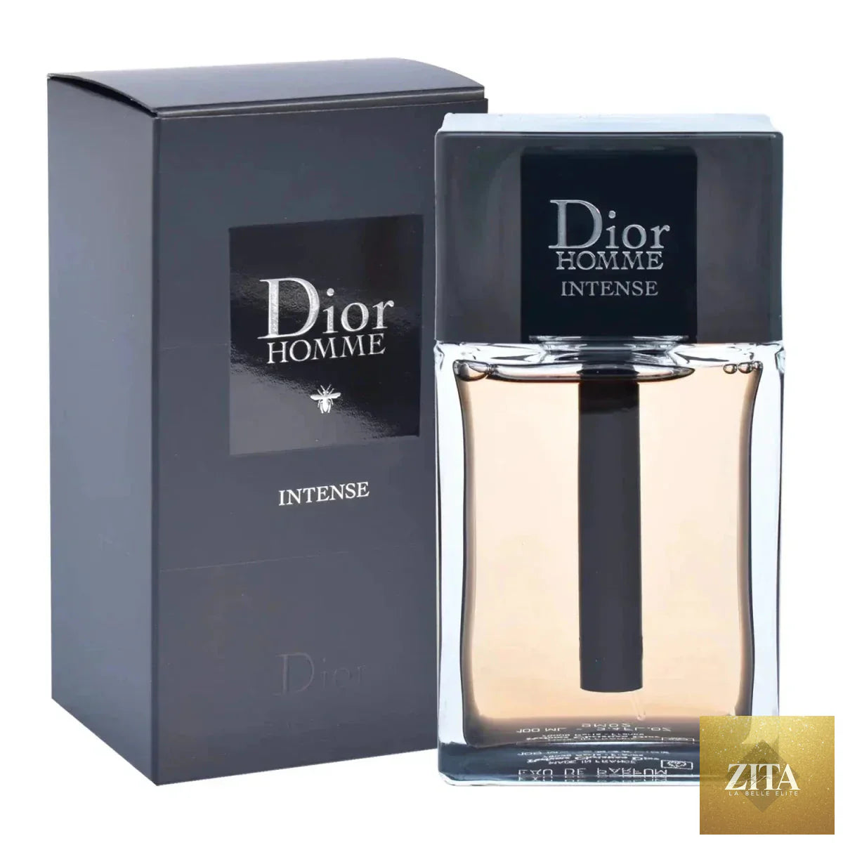 Mandotos Dior Homme Intense Eau de Parfum spray for men, 1.7 oz, featuring sleek bottle design and elegant branding.