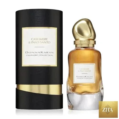 Mandotos Donna Karan Cashmere Palo Santo perfume bottle, 3.4 oz, with elegant packaging and a luxurious scent profile.