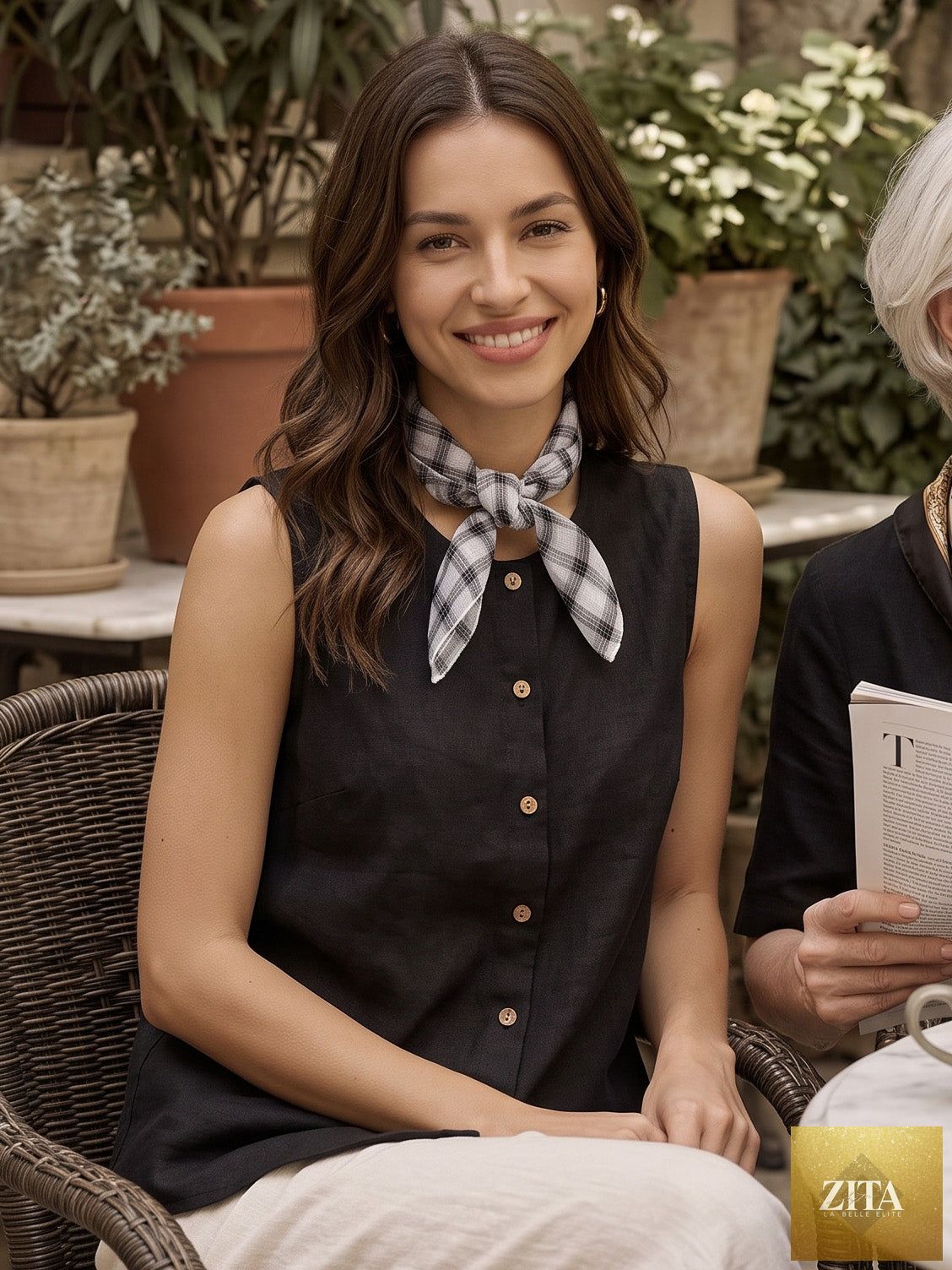 Natural Linen Soft Texture Scarf