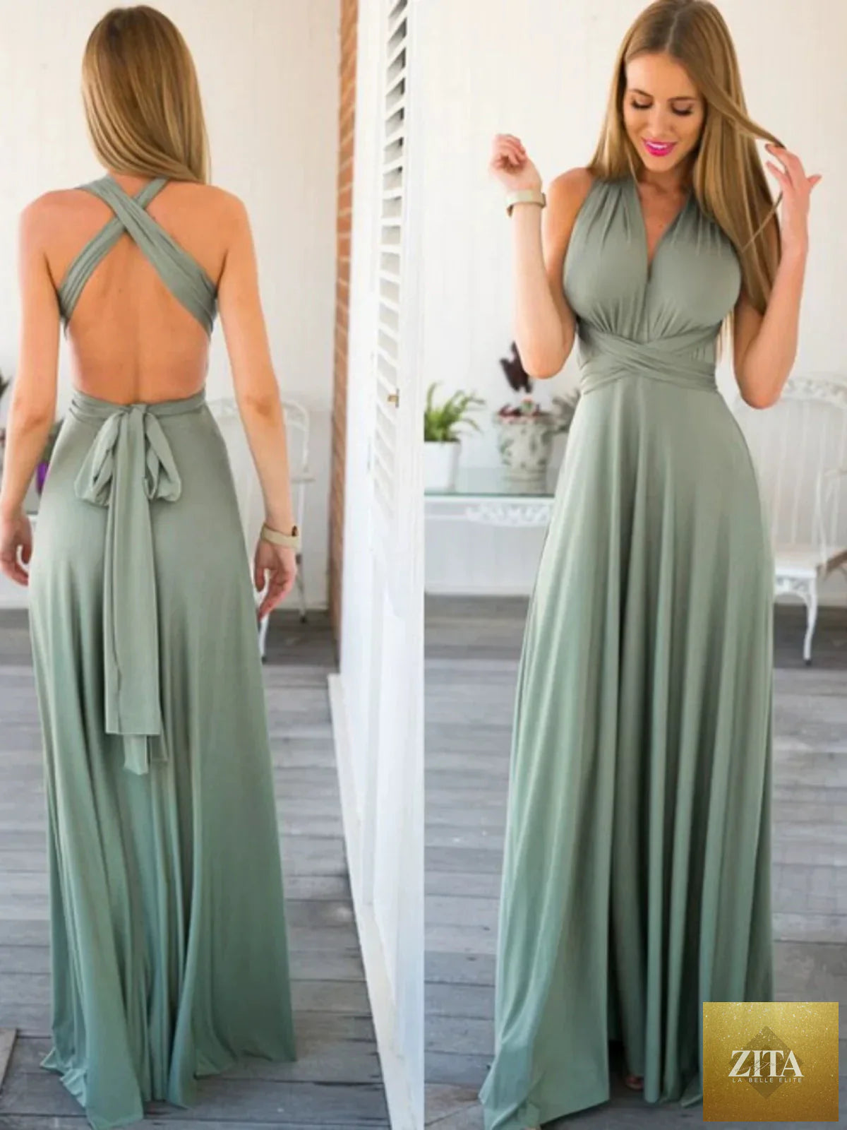 Sexy red women's evening dress with multi-rope bandage design, long elegant style, by Trendy Attic Store01.