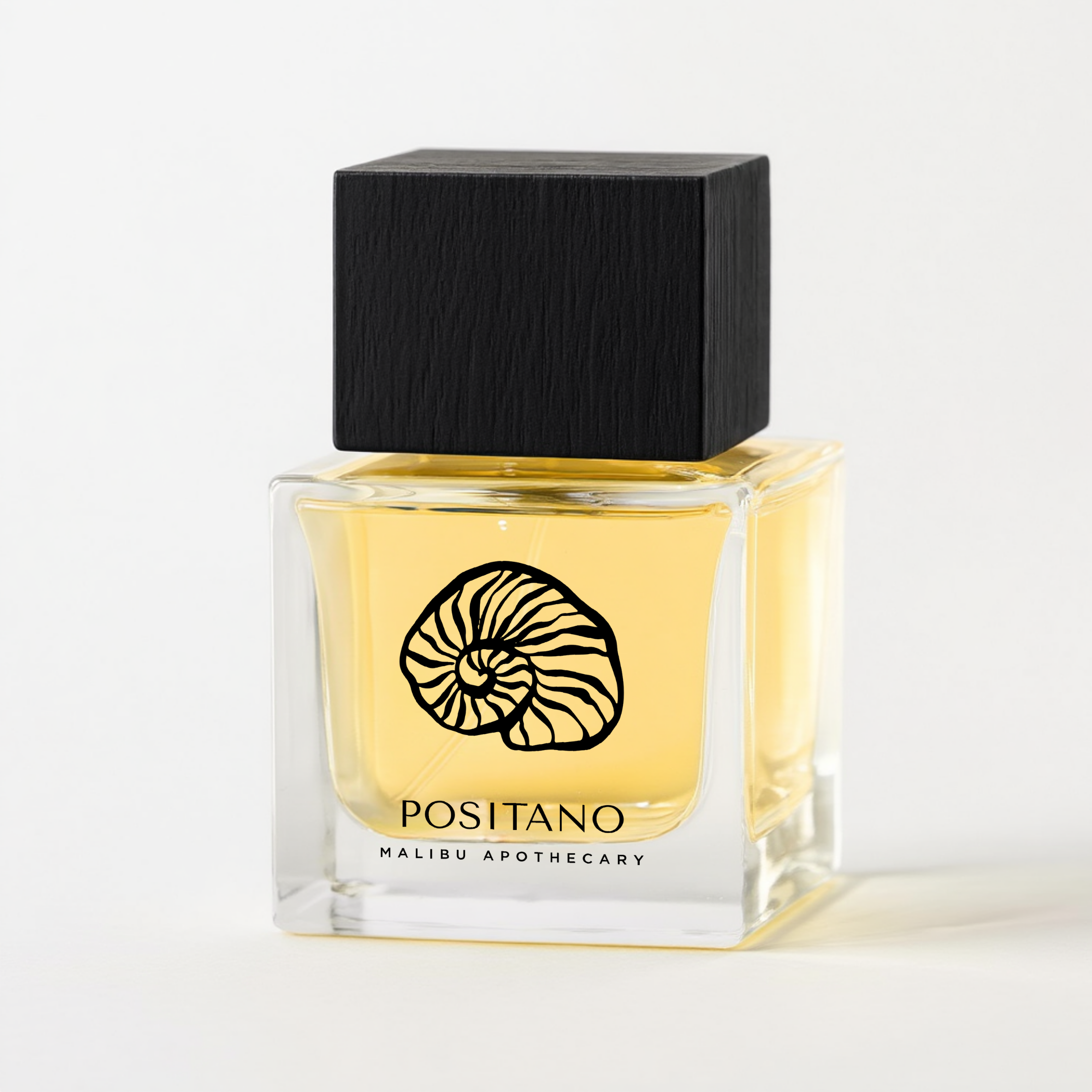 Malibu Apothecary Positano 50mL roller parfum bottle with elegant packaging and clear perfume label.