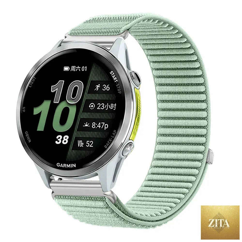 Coros nylon breathable smartwatch band by BandsCo Straps, showing a lightweight, comfortable strap designed for COROS smartwatches.