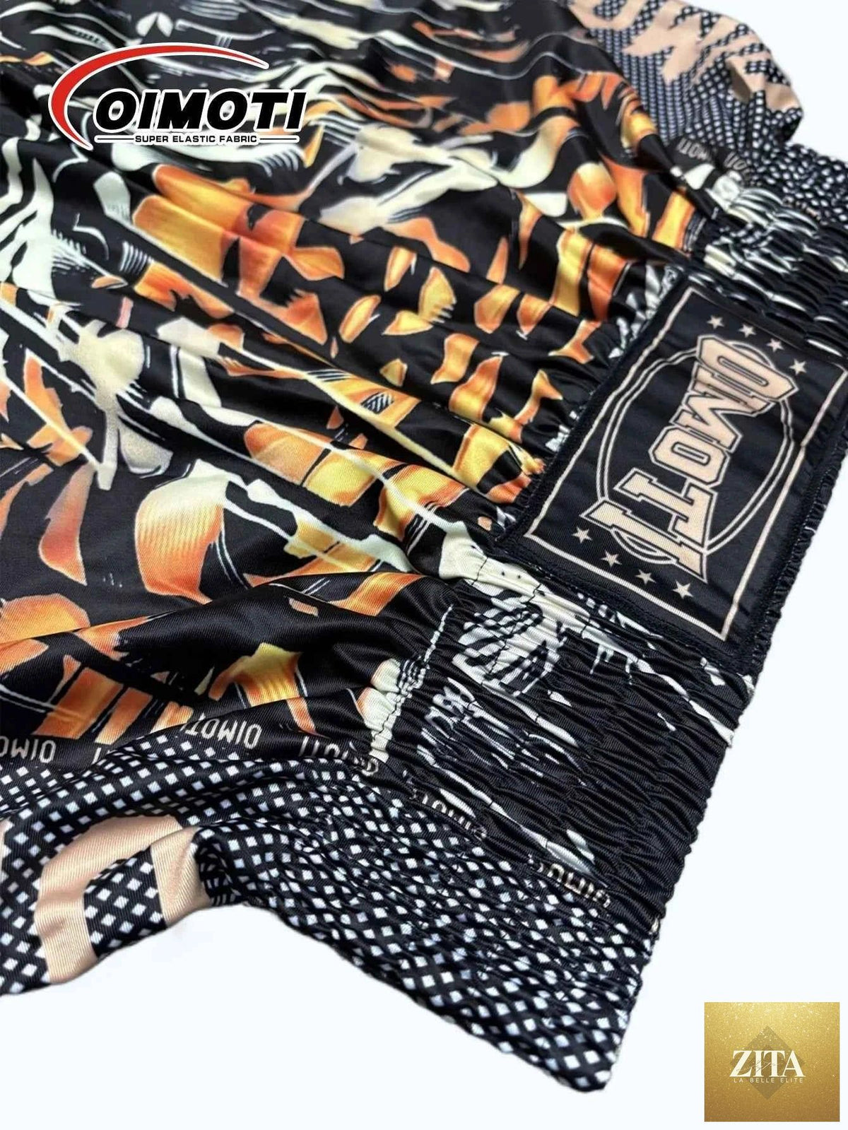 Men's elastic quick-dry sports shorts by Zita La Belle Elite, featuring a breathable design and athletic fit.