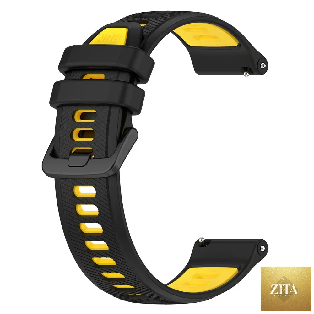COROS silicone sport watch strap for Pace series and APEX watch, flexible and durable band by BandsCo Straps.