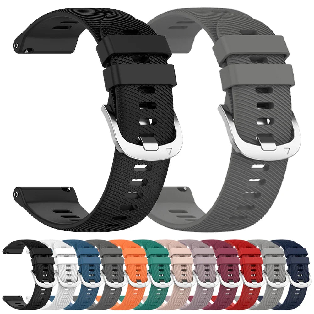 COROS silicone sport watch strap for Pace Series and APEX watches by BandsCo Straps, featuring a flexible, durable design