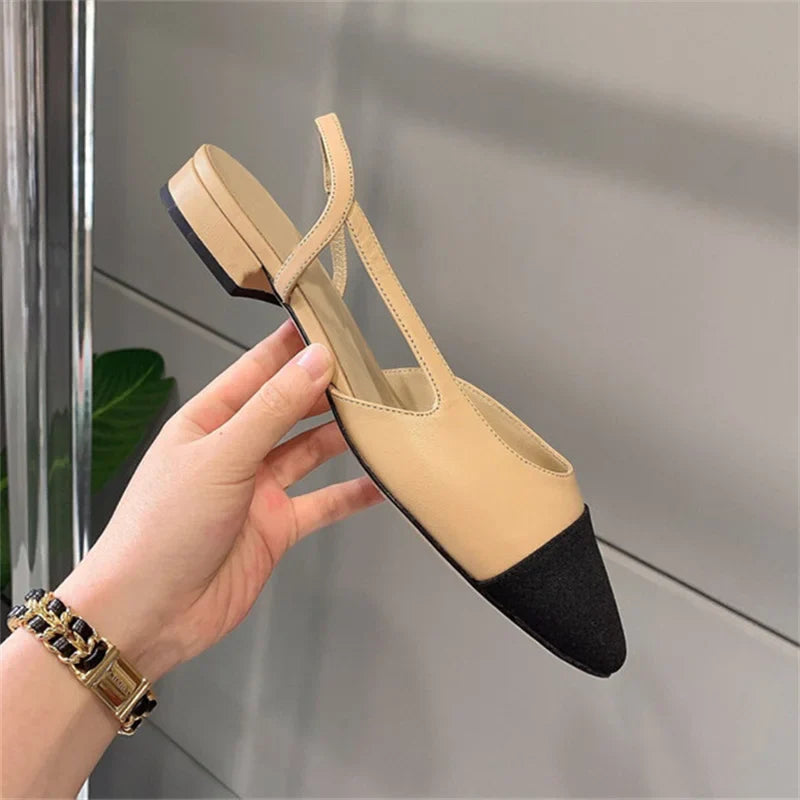 LadyShow.Store all-match flat women’s sandals with non-slip soles, soft comfort, low heel, and mixed colors for leisure wear.