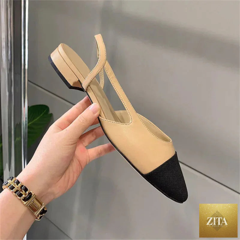 LadyShow.Store all-match flat women’s sandals with non-slip soles, soft comfort, low heel, and mixed colors for leisure wear.