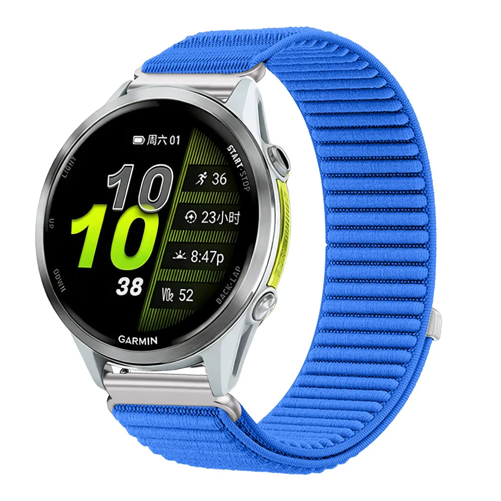 Coros nylon smartwatch band by BandsCo Straps, breathable strap for Coros smartwatch, lightweight and comfortable accessory.
