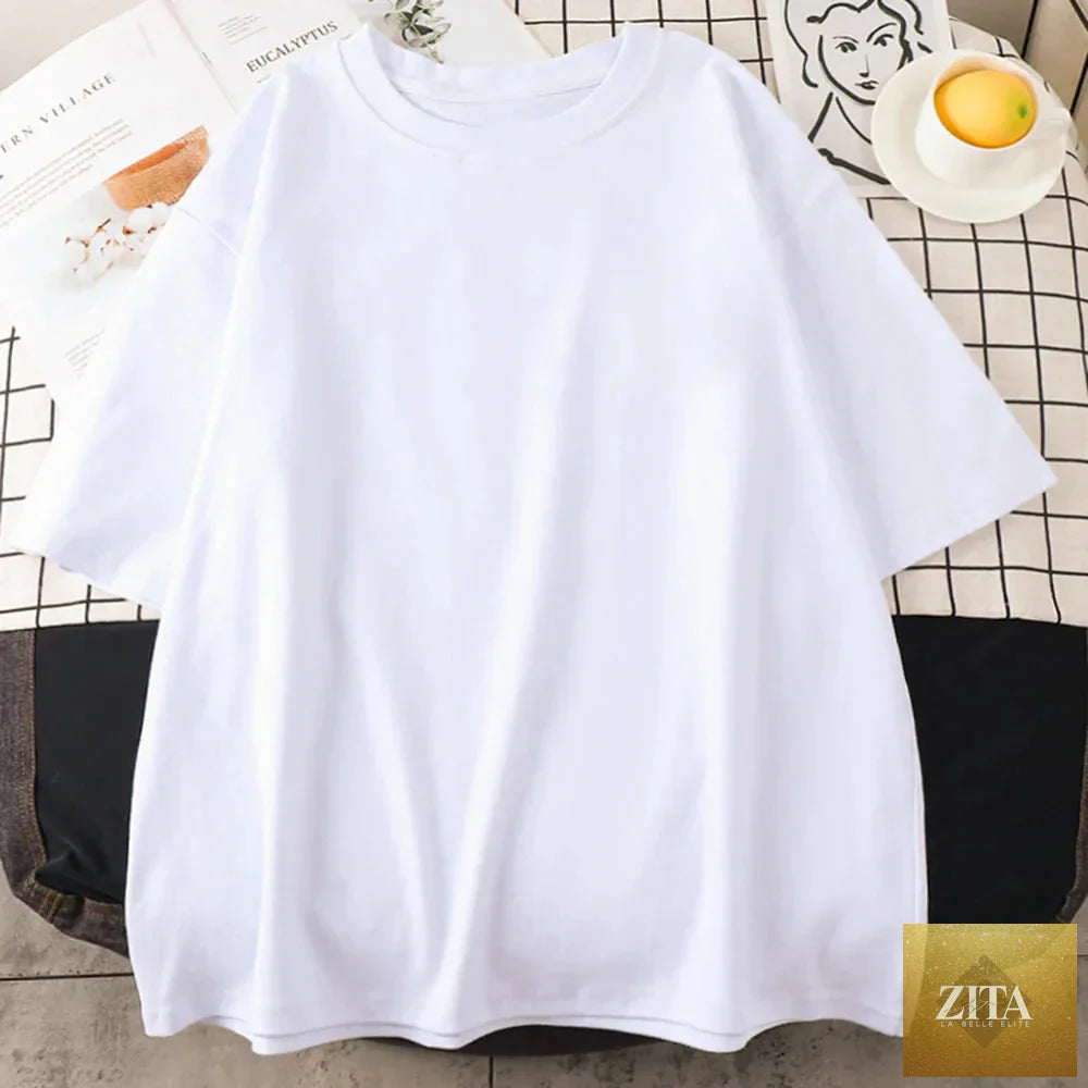 Cotton T-shirt featuring Crayon Shin-chan "Beloved Woman" design, streetwear style by Zita La Belle Elite, casual anime-inspired fashion