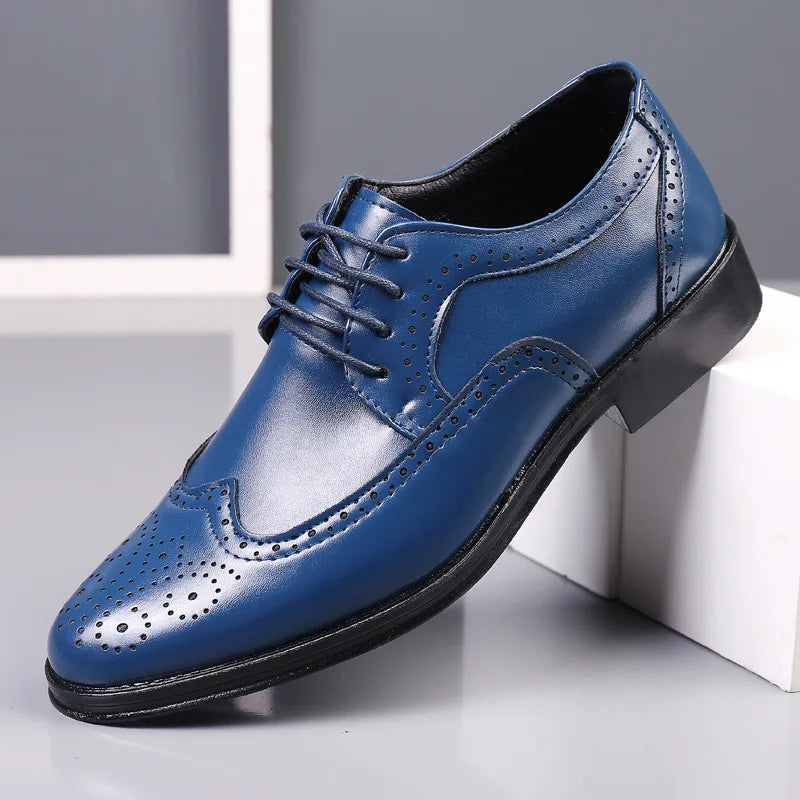 Men's Oxford Shoes Genuine Calfskin Leather