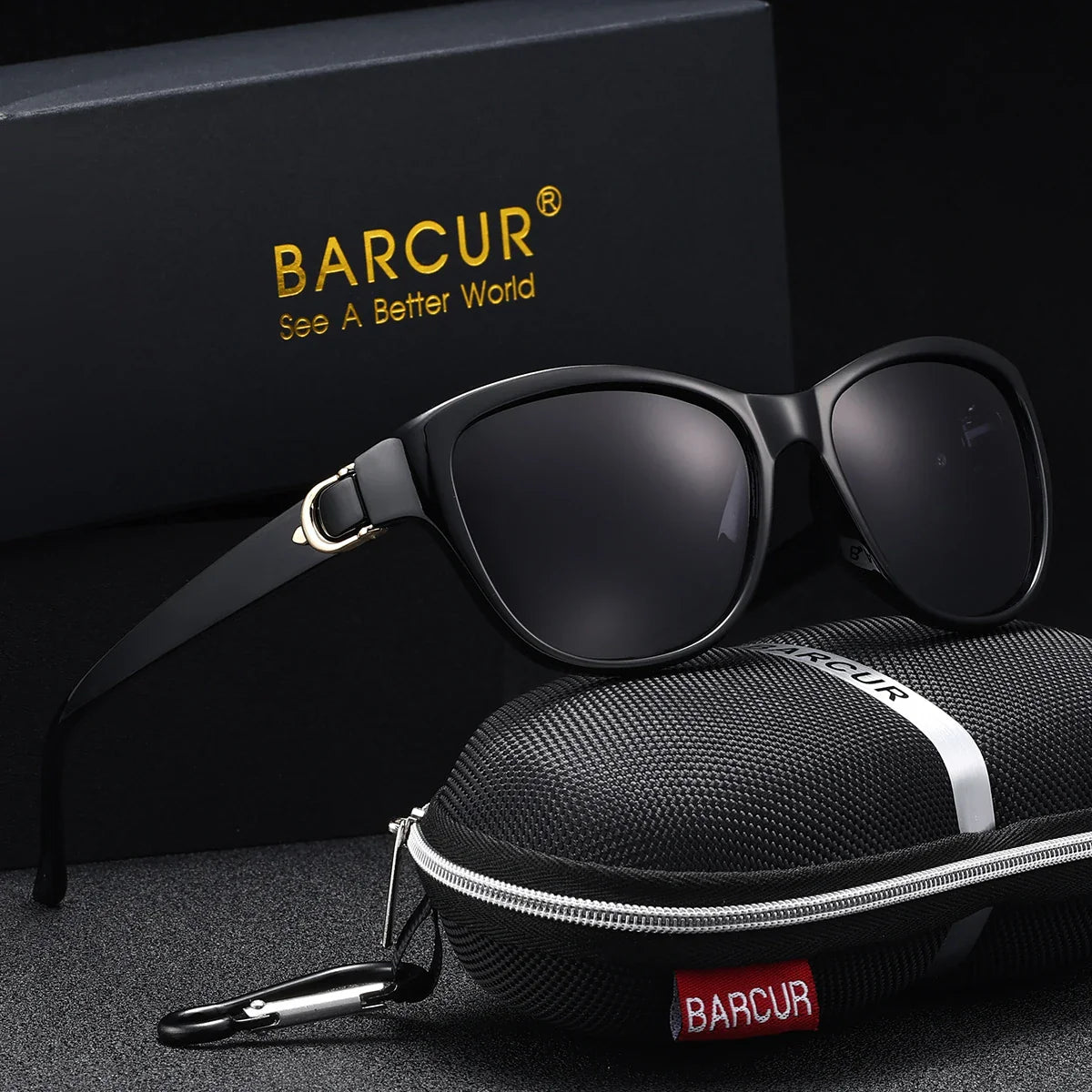 Stevvex BARCUR polarized men's elliptical sunglasses with gradient TAC lenses, lightweight stainless steel frame, UV400 protection.