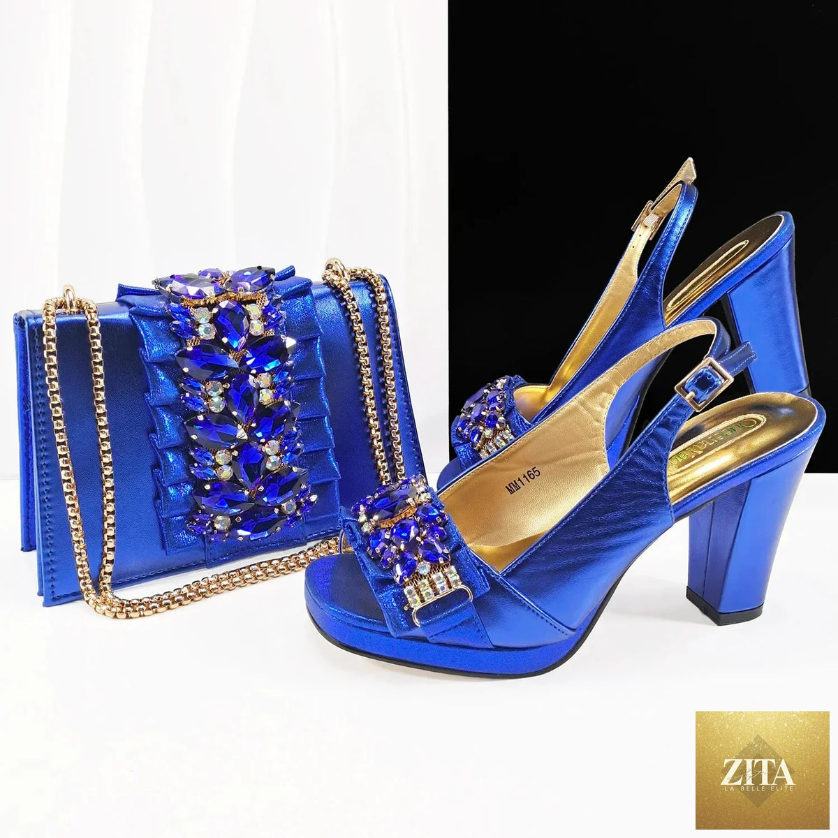Elegant Italian shoes and matching bag set by EdleessFashion, featuring luxurious design and stylish craftsmanship.