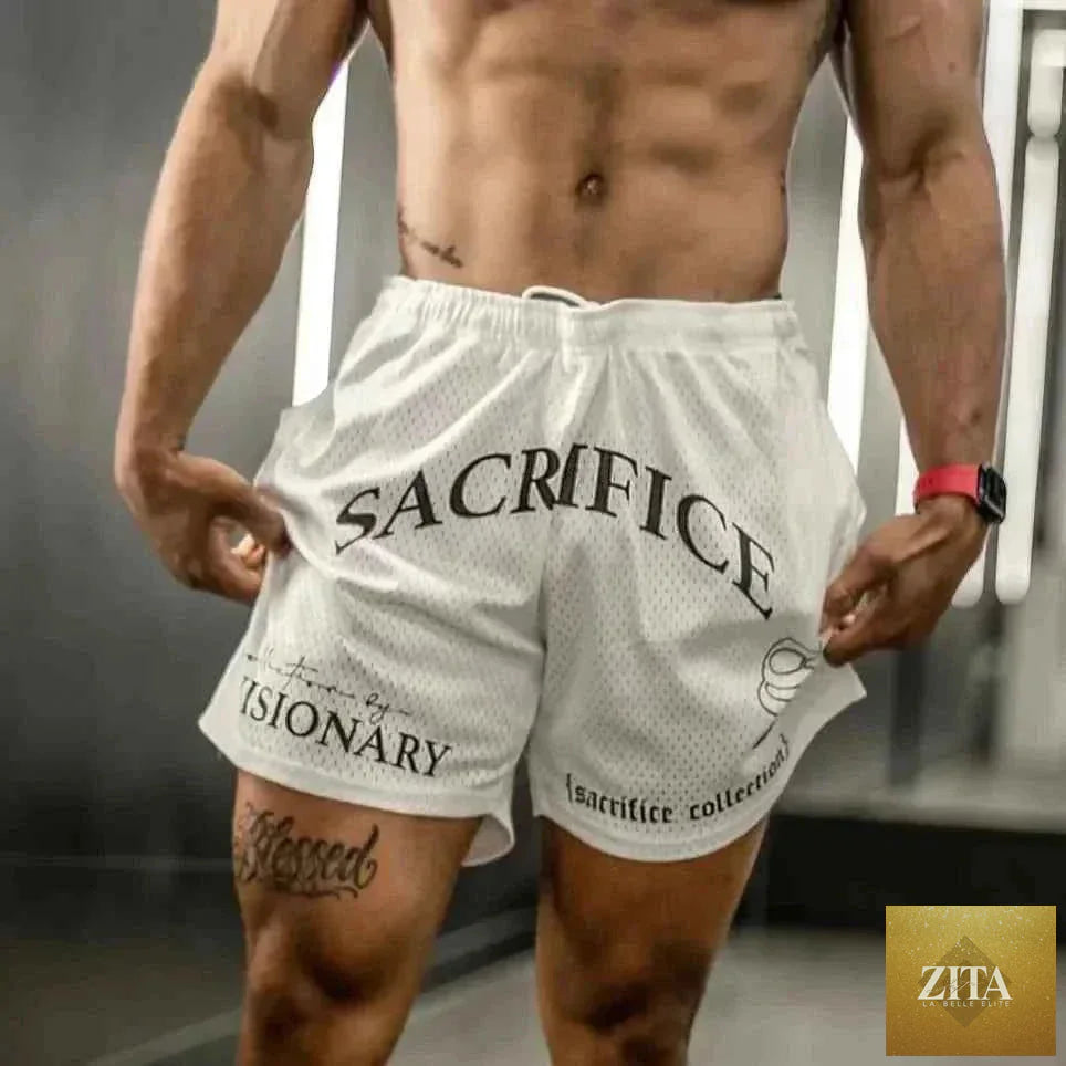American style men's basketball shorts by Zita La Belle Elite, quick-dry fabric, navy blue color, with side pockets and athletic fit.
