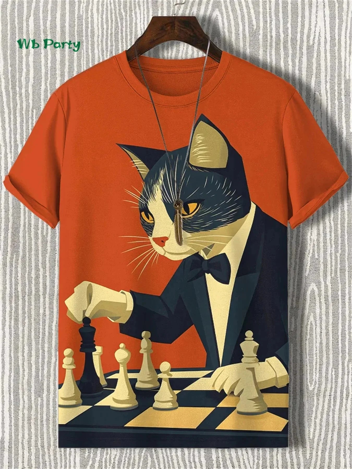 🐱 3D Travel Cat Print T-Shirt – Playful Summer Streetwear
