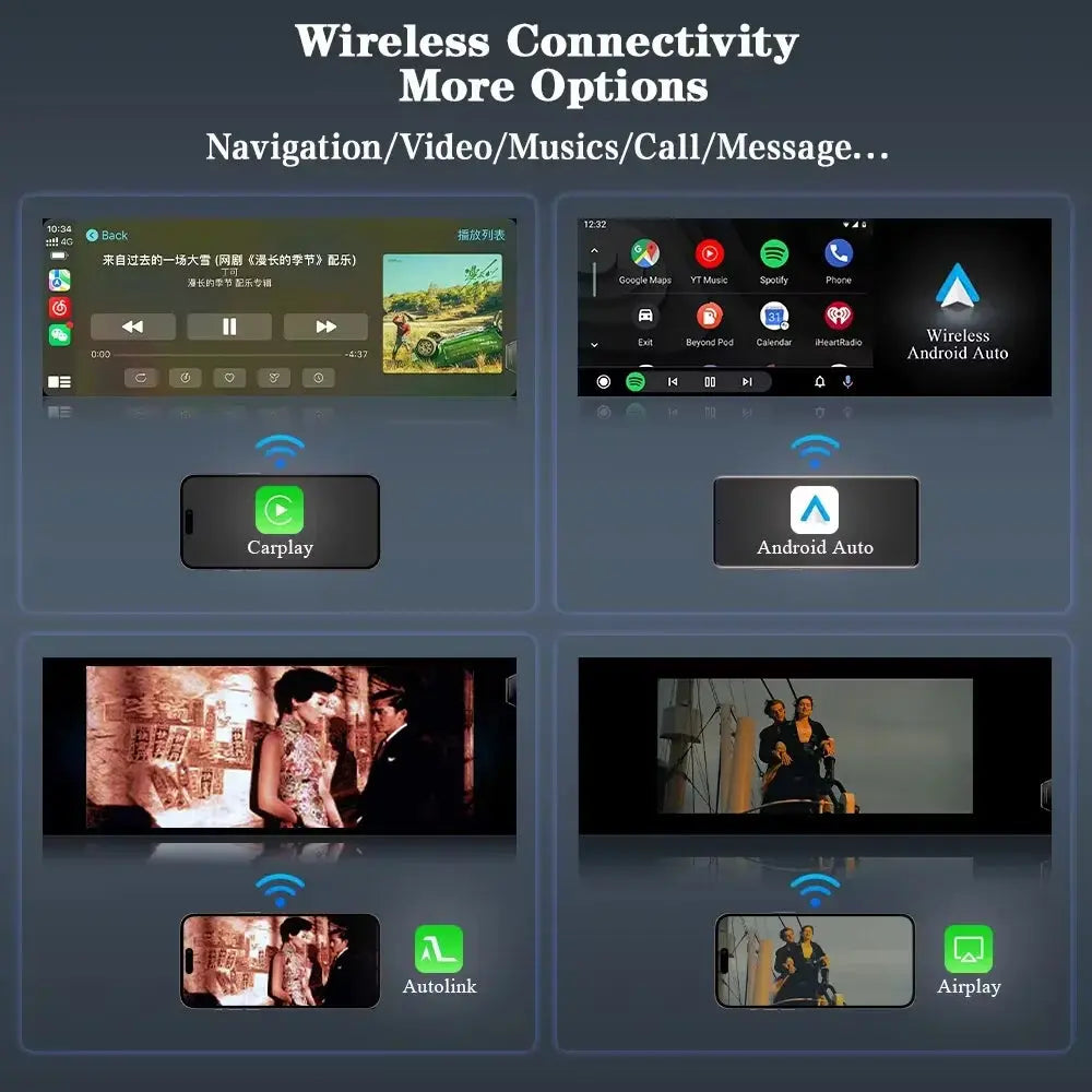 Wireless Apple CarPlay & Android Auto Mirror Link Functions Decoder For BMW NBT System 1 2 3 4 5 6 7 Series X1 X3 X4 X5 X6 MINI ZITA LA BELLE ÉLITE