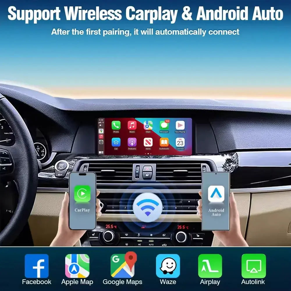 Wireless Apple CarPlay & Android Auto Mirror Link Functions Decoder For BMW NBT System 1 2 3 4 5 6 7 Series X1 X3 X4 X5 X6 MINI ZITA LA BELLE ÉLITE