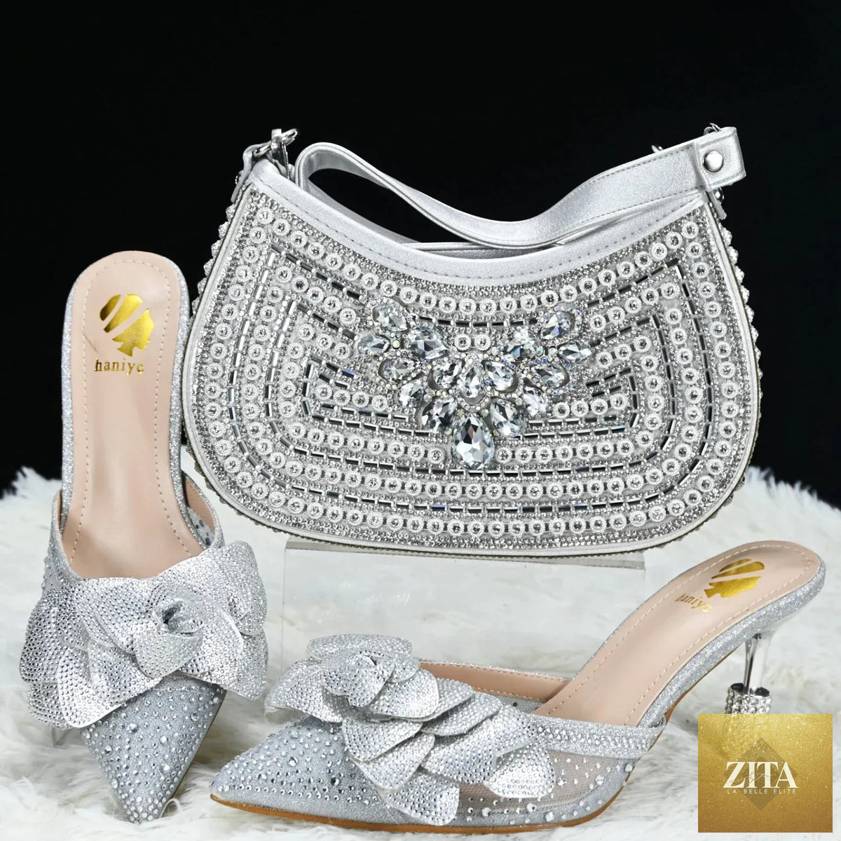 Luxury Italian shoes and bags set by EdleessFashion featuring elegant shoes and matching handbags in stylish design.