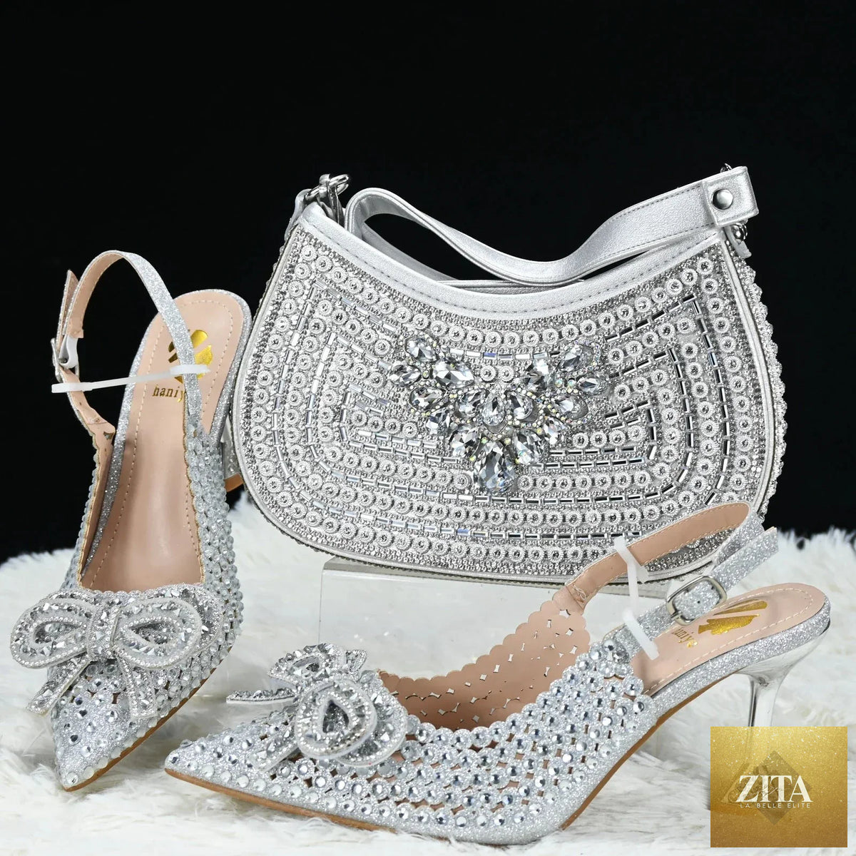 Elegant Italian shoe and bag set by EdleessFashion featuring luxurious leather accessories and stylish design.
