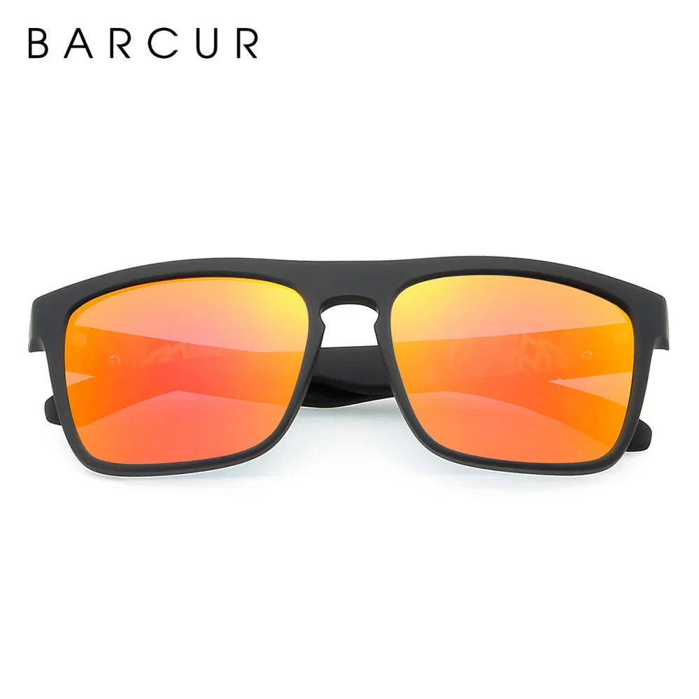 Stevvex BARCUR men's polarized driving sunglasses with UV400 protection, lightweight TR90 frame, anti-glare lenses, stylish summer eyewear.