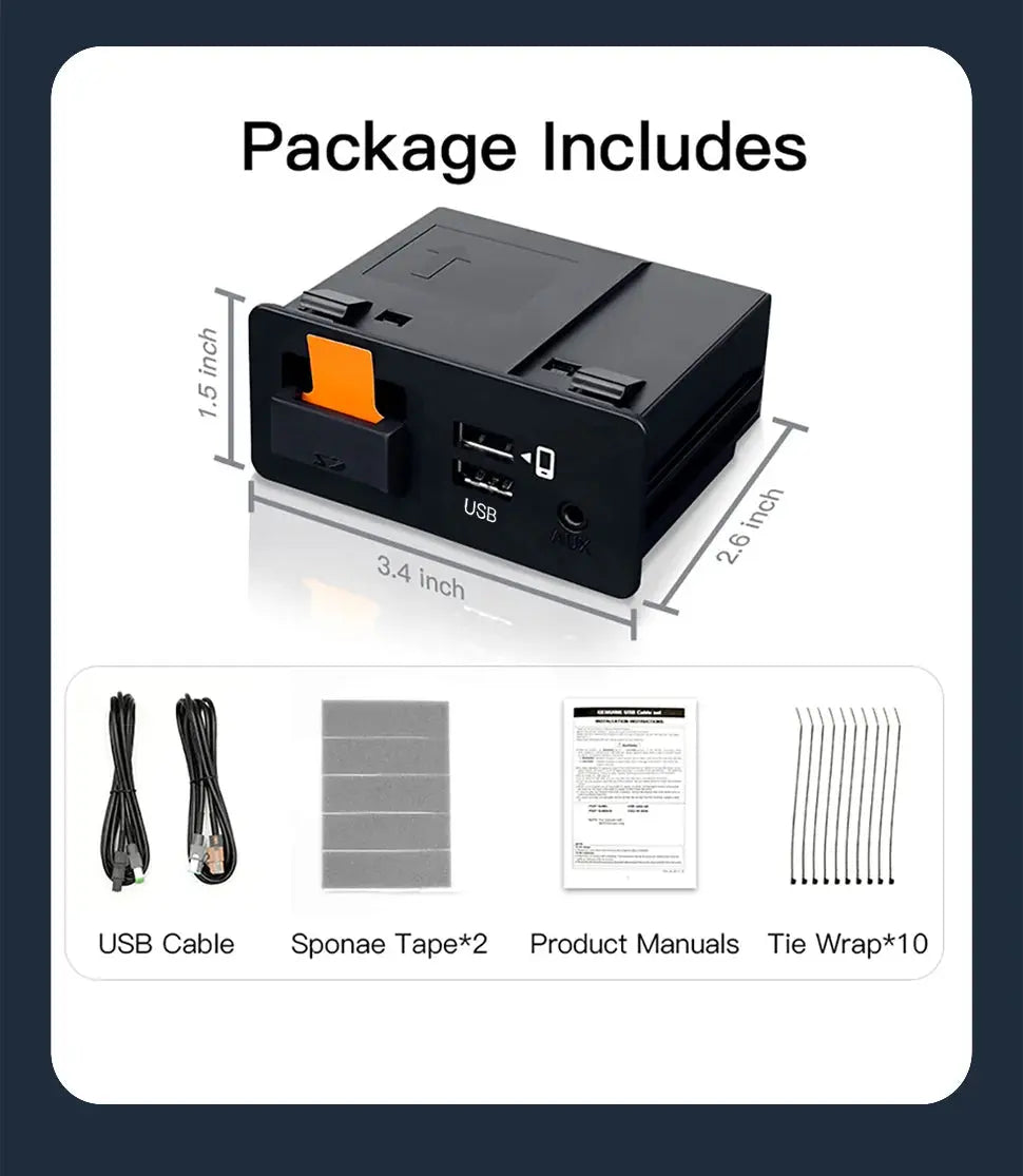 NEW P3 For Wireless Apple CarPlay Android Auto Adapter USB Hub OEM for Retrofit Mazda 2 3 6 CX3 CX5 CX8 CX9 MX5 TK78669U0C Kit ZITA LA BELLE ÉLITE