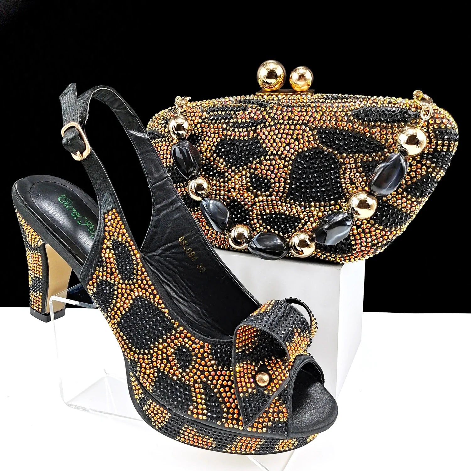 Luxurious EdleessFashion Italian shoes and bag set featuring elegant design and high-quality craftsmanship.