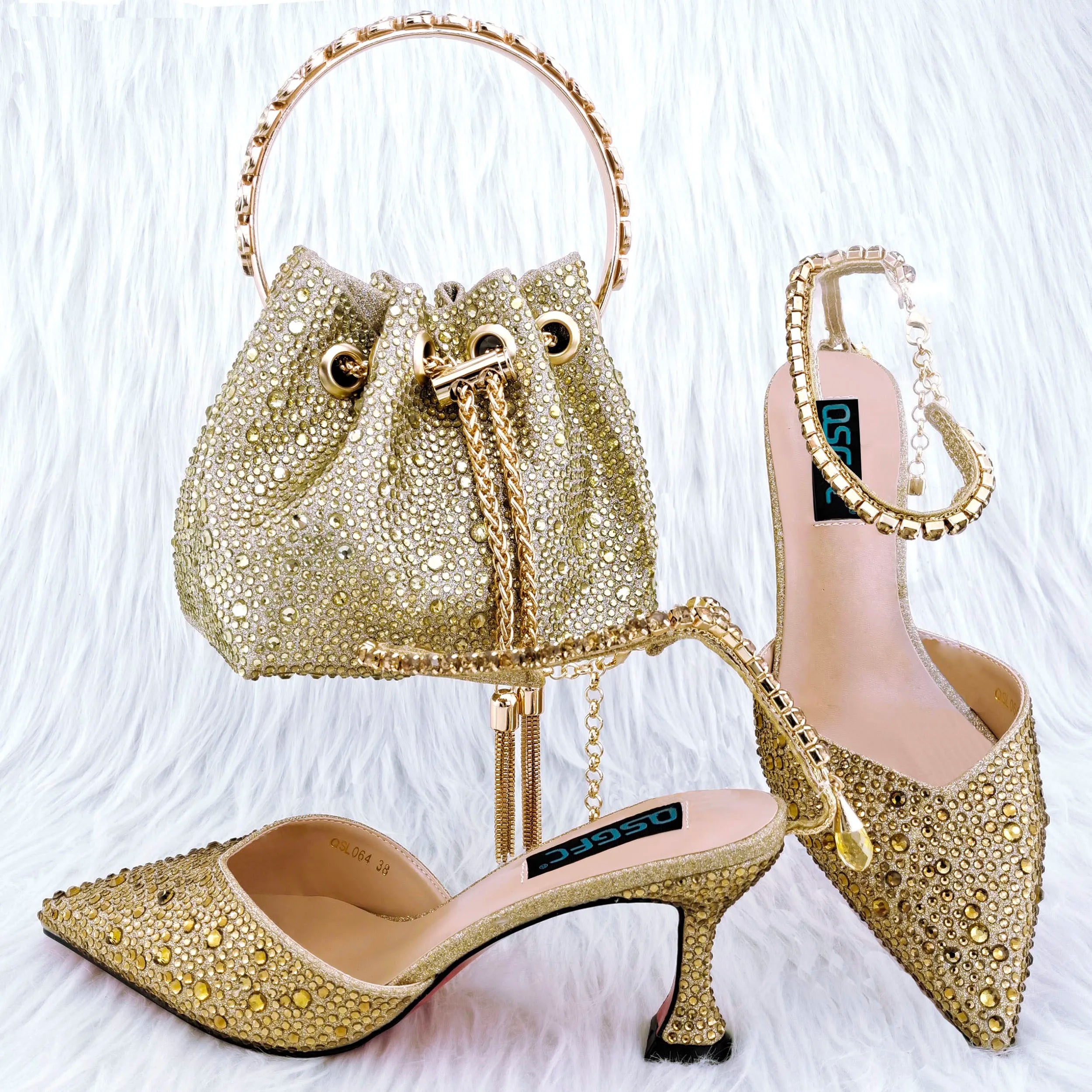 New Arrival Shoes and Bag Set HGY1-26