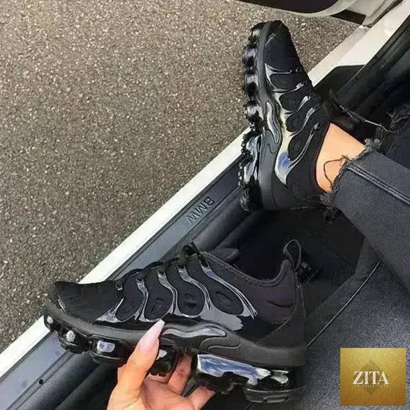 Femstylo 2025 vulcanized sneakers, summer casual shoes, white with stylish laces and rubber soles, perfect for everyday wear.