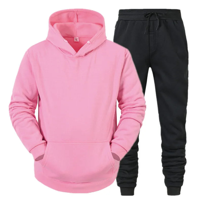 Men Sportswear Sweater Suit Hoodies + Pants Sports Clothing Spring Autumn Sets Jogging Trousers Running Male Tracksuits ZITA LA BELLE ÉLITE