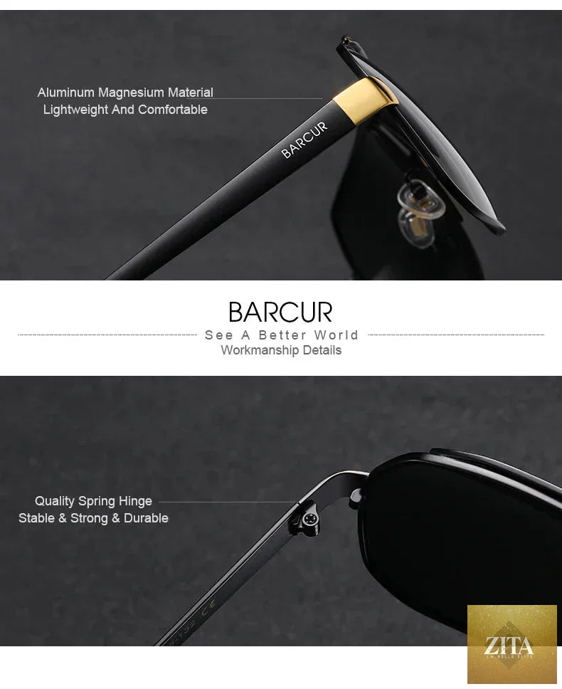 Stevvex BARCUR polarized sports sunglasses for men with gradient lenses, UV400 protection, ideal for fishing, driving, and outdoor activities.