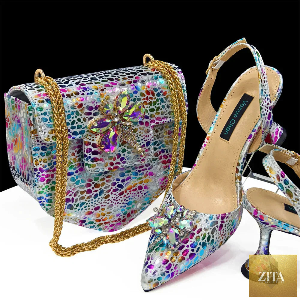 Luxurious shoes and bag set from EdleessFashion featuring elegant design and high-quality materials for stylish occasions.