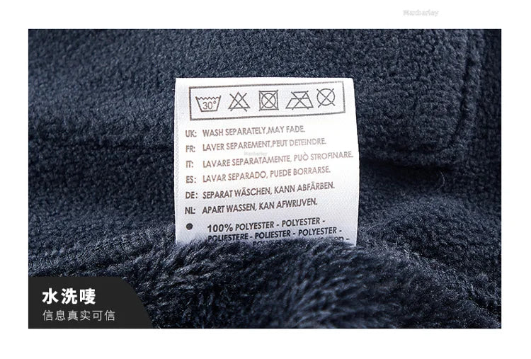 Maxbarley Winter Sportswear Set Mens Retro Training Thick Fleece Jacket + Pants Two Piece Set Casual Ski Running Tracksuit Suit ZITA LA BELLE ÉLITE