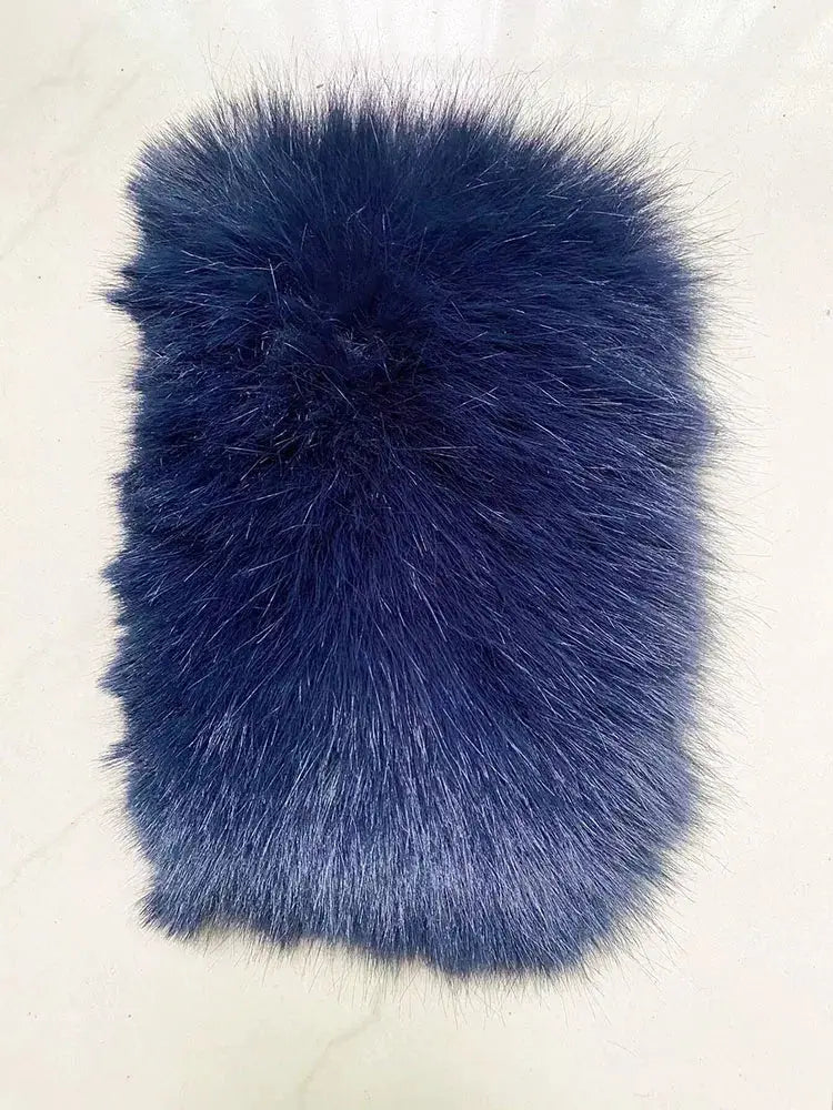 ZADORIN Luxury Big Collar Spliced Cropped Faux Fur Coat Woman Clothing Thicken Furry Faux Fur Jacket Winter Fur Coats Top Mujer ZITA LA BELLE ÉLITE