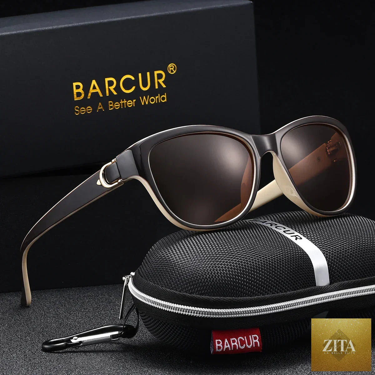 Stevvex BARCUR polarized men's sunglasses with elliptical gradient TAC lenses, stainless steel frame, UV400 protection, stylish summer eyewear