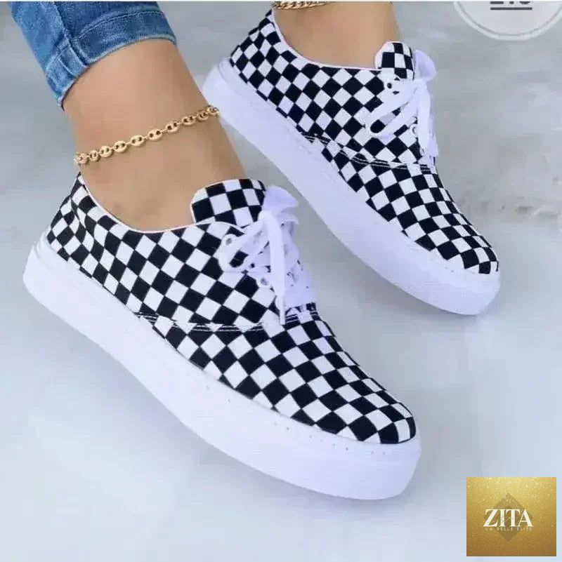 Femstylo 2022 Graffiti Sneakers for Women, urban trainers with colorful graffiti design, casual footwear for street style.