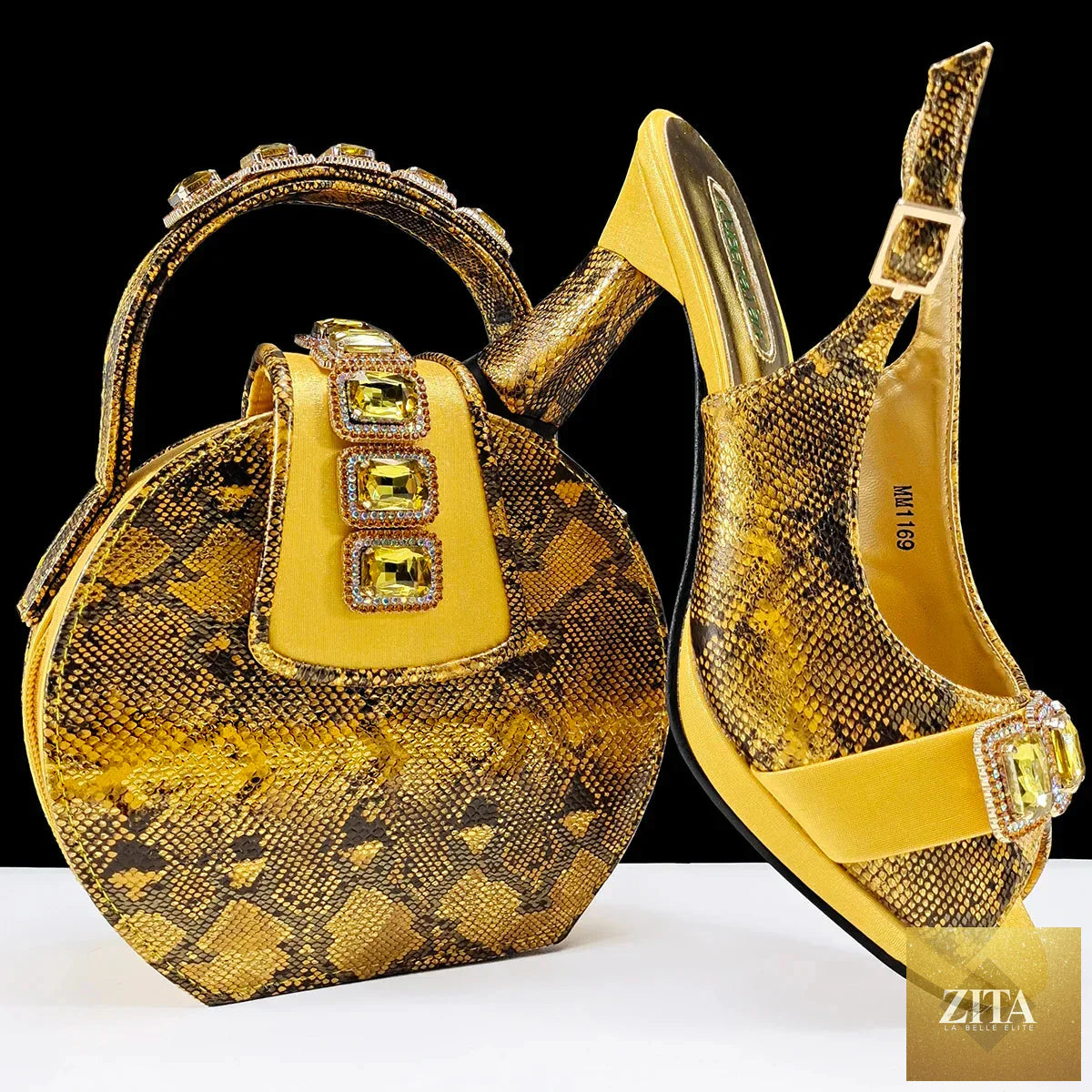 Elegant Italian shoes and bag set by EdleessFashion featuring luxurious footwear and matching handbag in stylish design.