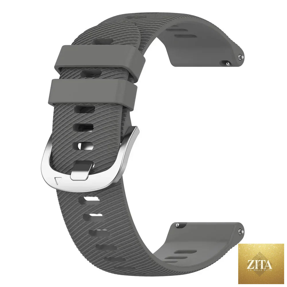 COROS silicone sport watch strap by BandsCo Straps for Pace Series and APEX watches, showing the flexible, durable band design.