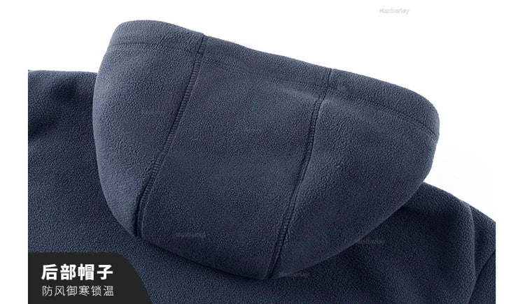 Maxbarley Winter Sportswear Set Mens Retro Training Thick Fleece Jacket + Pants Two Piece Set Casual Ski Running Tracksuit Suit ZITA LA BELLE ÉLITE