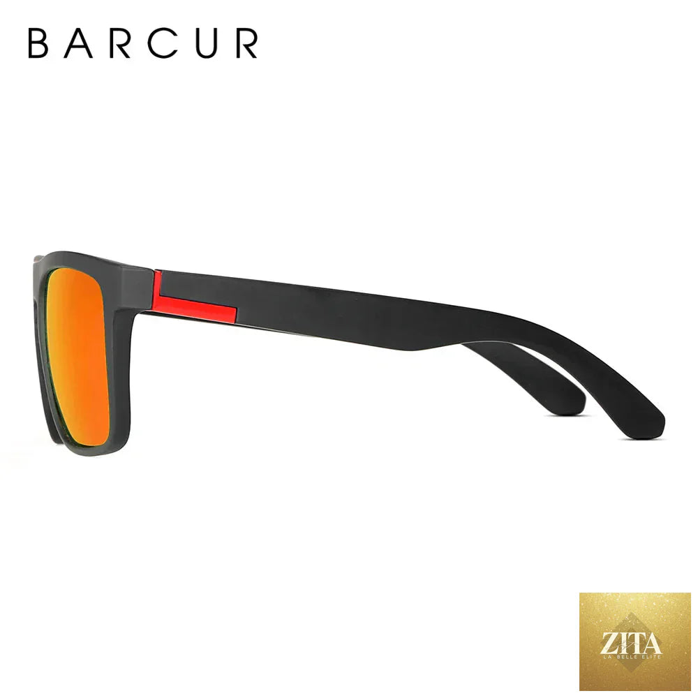 Stevvex BARCUR men's polarized driving sunglasses with UV400 protection, lightweight TR90 frame, and anti-glare lenses for summer.