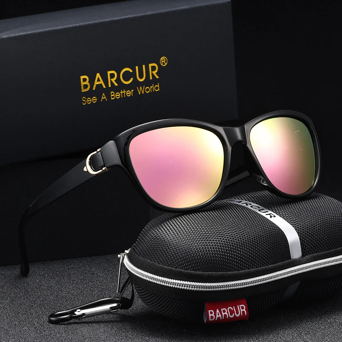 Stevvex BARCUR polarized men's fashion sunglasses with elliptical gradient TAC lenses, stainless steel frame, UV400 protection for outdoor wear.