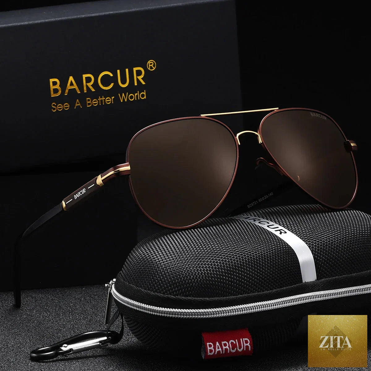 Stevvex BARCUR retro chic men's sunglasses with oversized pilot style mirrored TAC lenses and stainless steel frame for outdoor sun protection