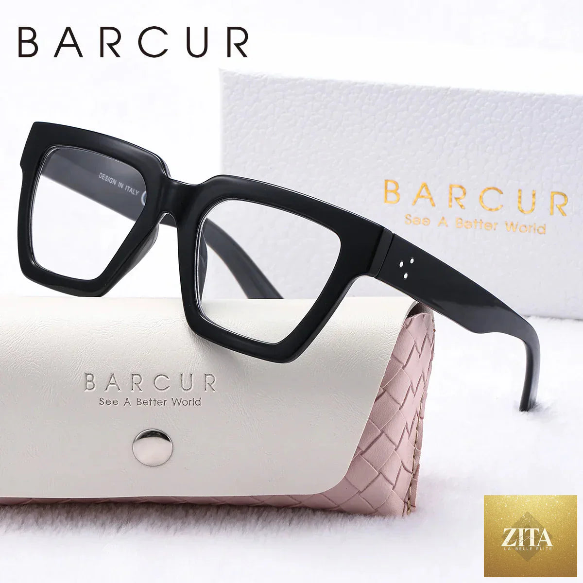 Stevvex pink fashion reading glasses with square thick frames, lightweight blue light blocking eyewear for women and men.