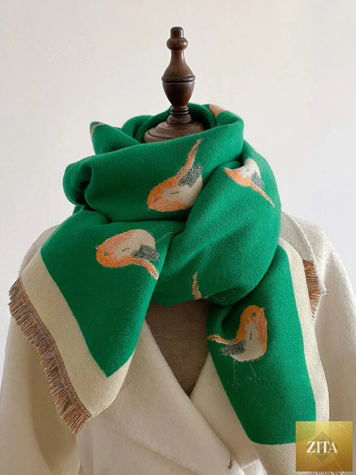 Thick cashmere blanket scarf for women, warm pashmina shawl, winter wrap, soft and cozy, stylish winter accessory