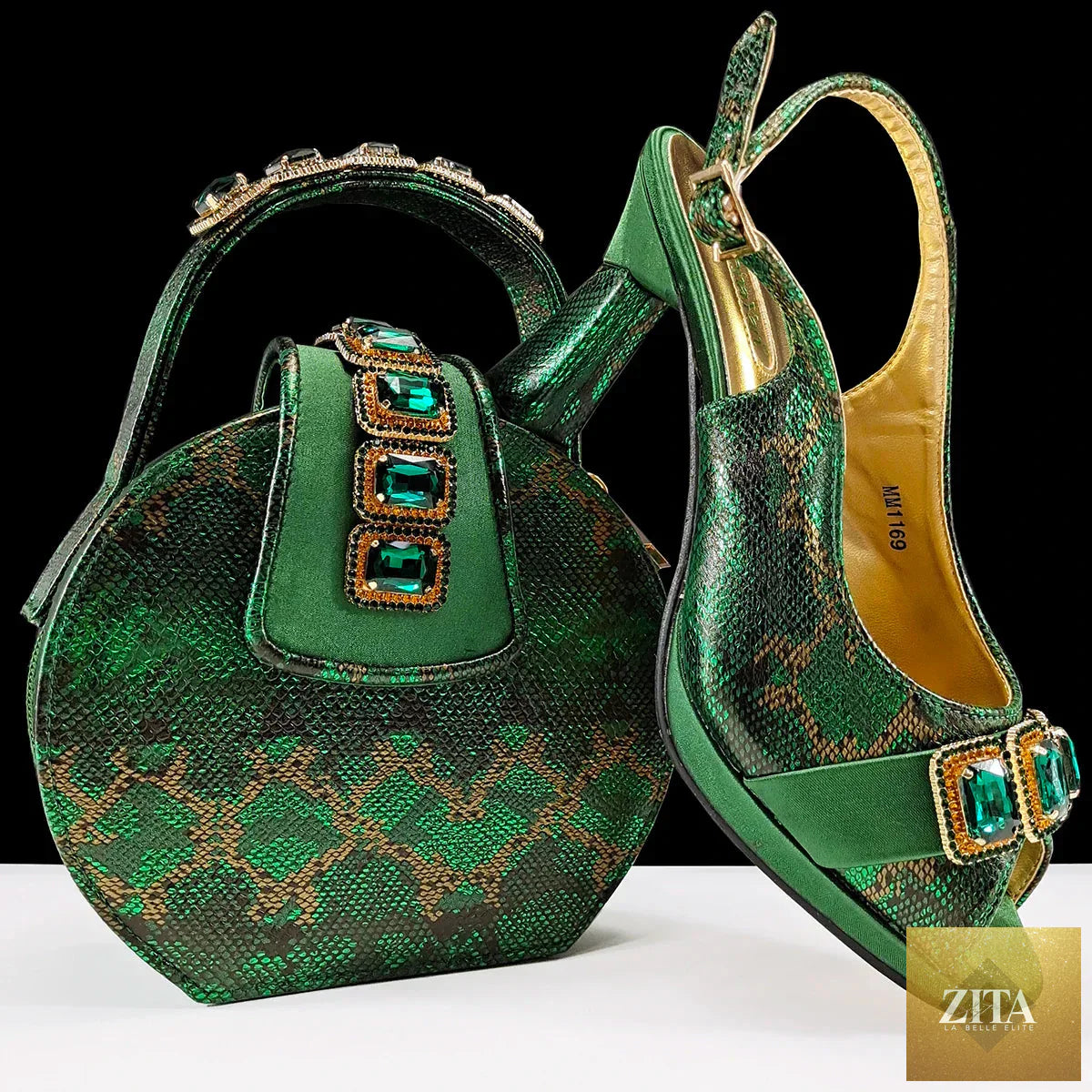 Elegant Italian shoes and bag set by EdleessFashion featuring luxurious design and high-quality craftsmanship.