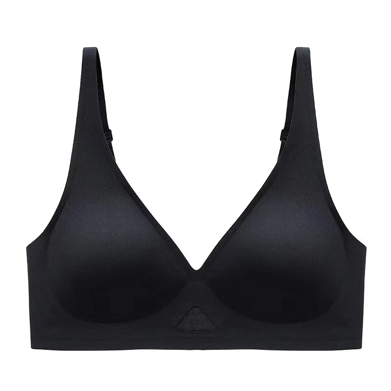 Seamless Bras for Women Wireless Bra Push Up Deep V Comfort Underwear