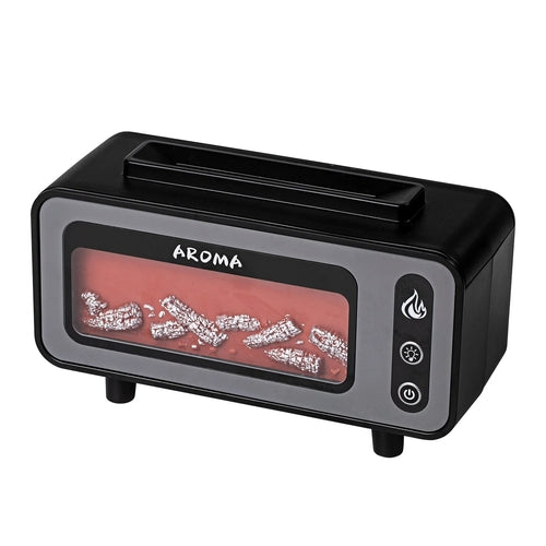 Fireplace Diffuser 7 Colors LED Ultrasonic Aroma Essential Oil 3D Maroon Asteria