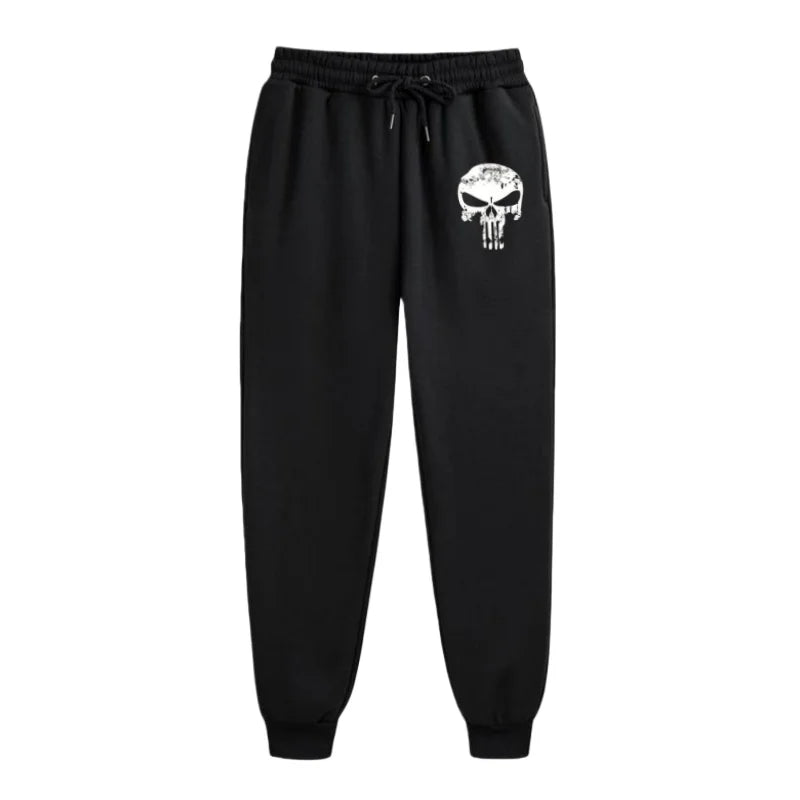 Men's THRIXINE cotton gym sweatpants with elastic waist, comfortable athletic pants for workout and casual wear.