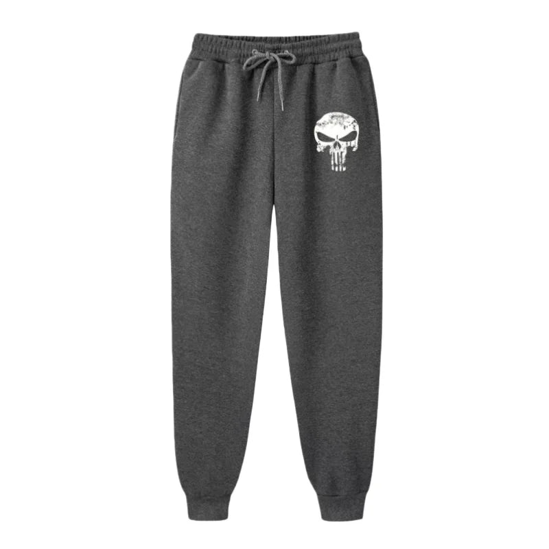 Men's THRIXINE cotton gym sweatpants with elastic waistband, comfortable athletic pants for workout and casual wear.