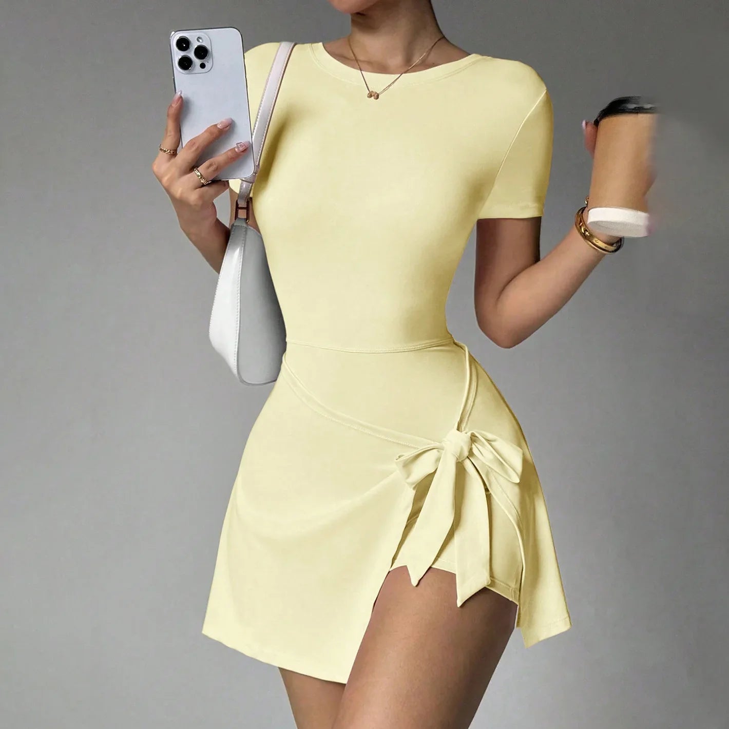 THRIXINE FUBEIKE anti-exposure sports dress for tennis, lightweight athletic tennis wear with a sleek design and breathable fabric.